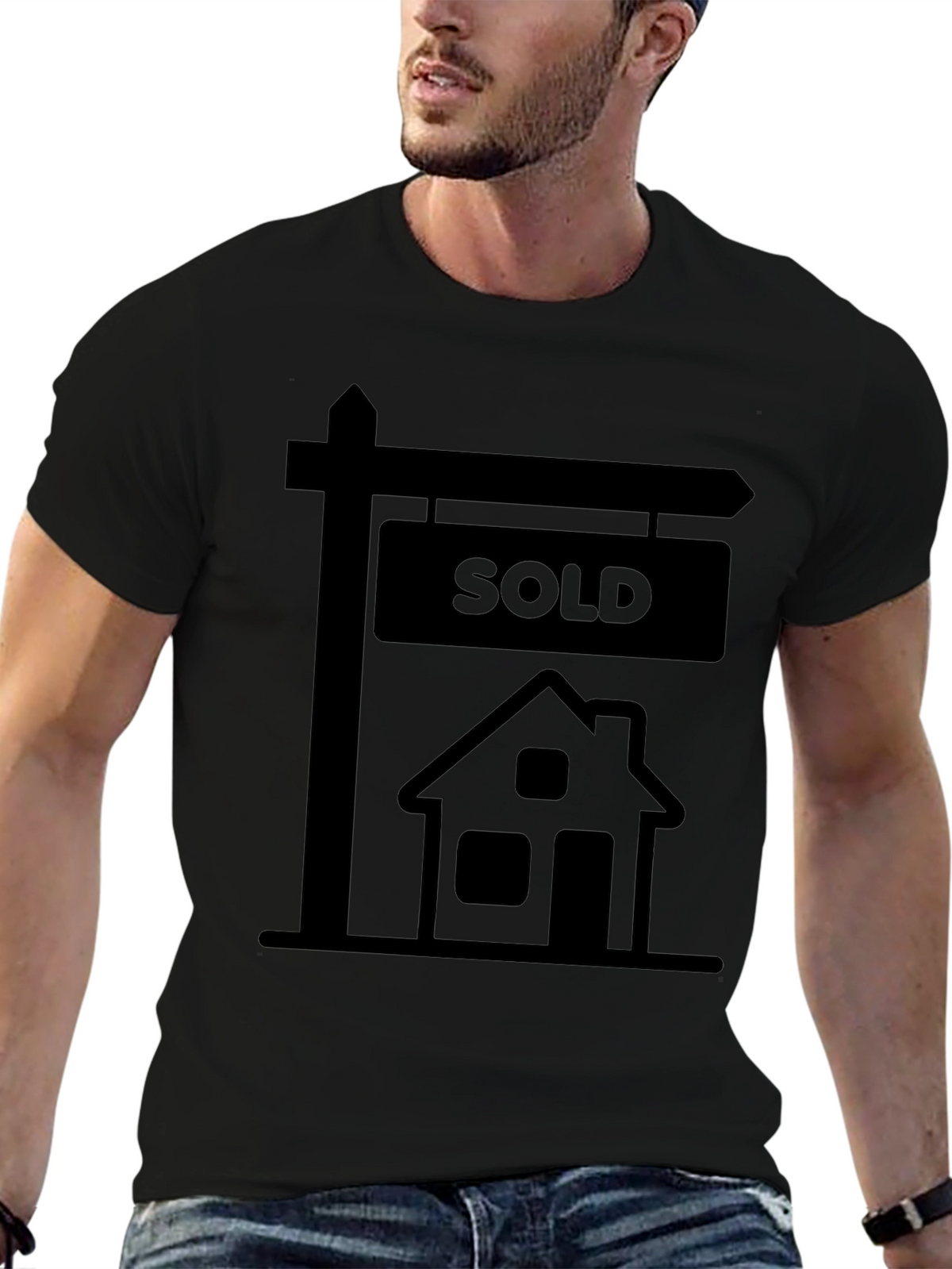 Sold House Graphic T-Shirt - Real Estate Tee