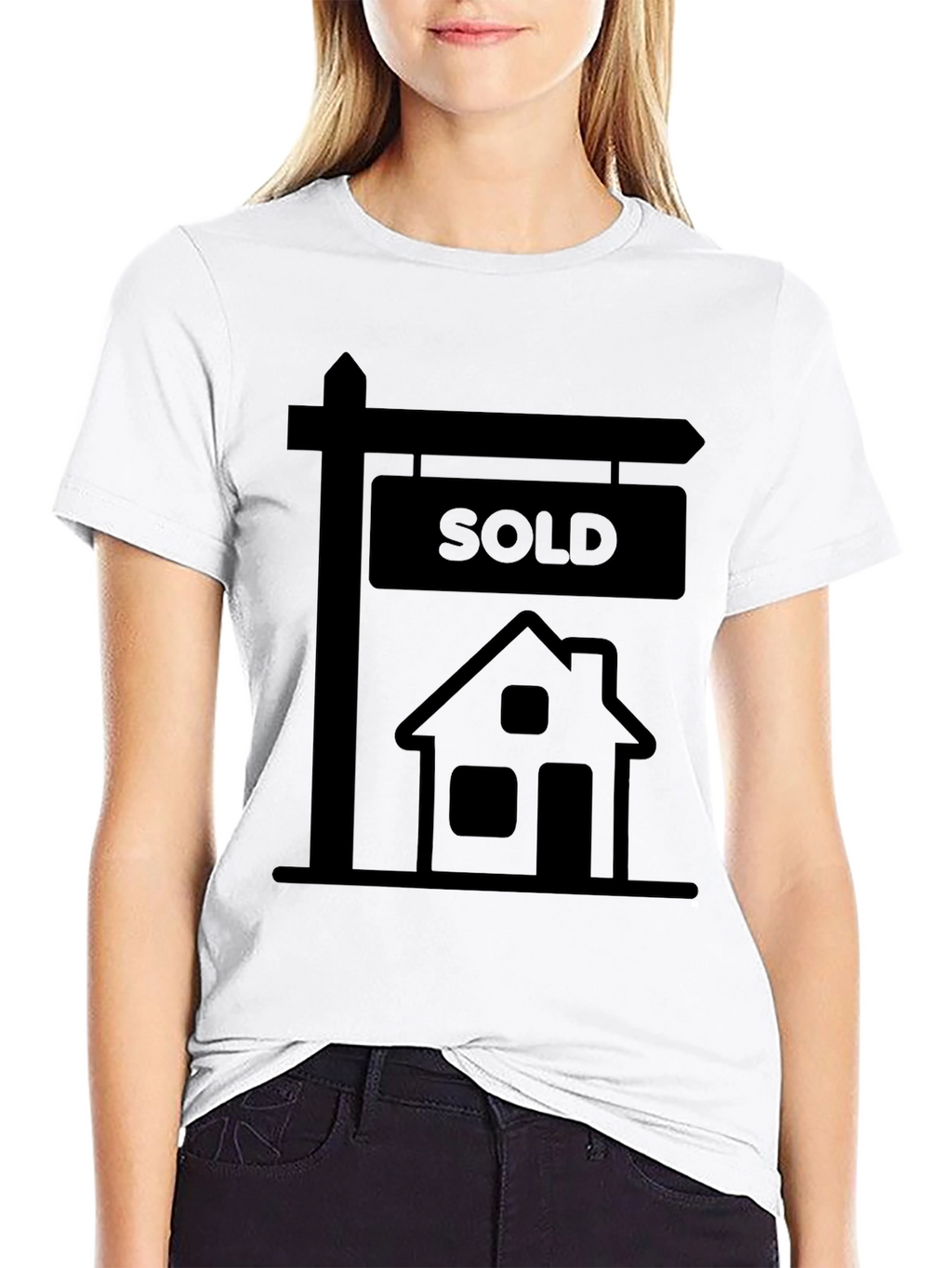 Sold House Graphic T-Shirt - Real Estate Tee