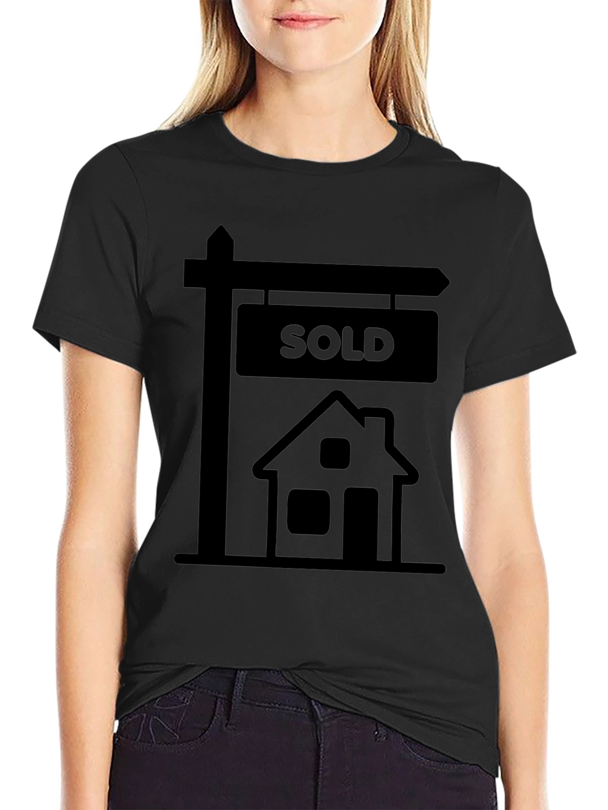 Sold House Graphic T-Shirt - Real Estate Tee