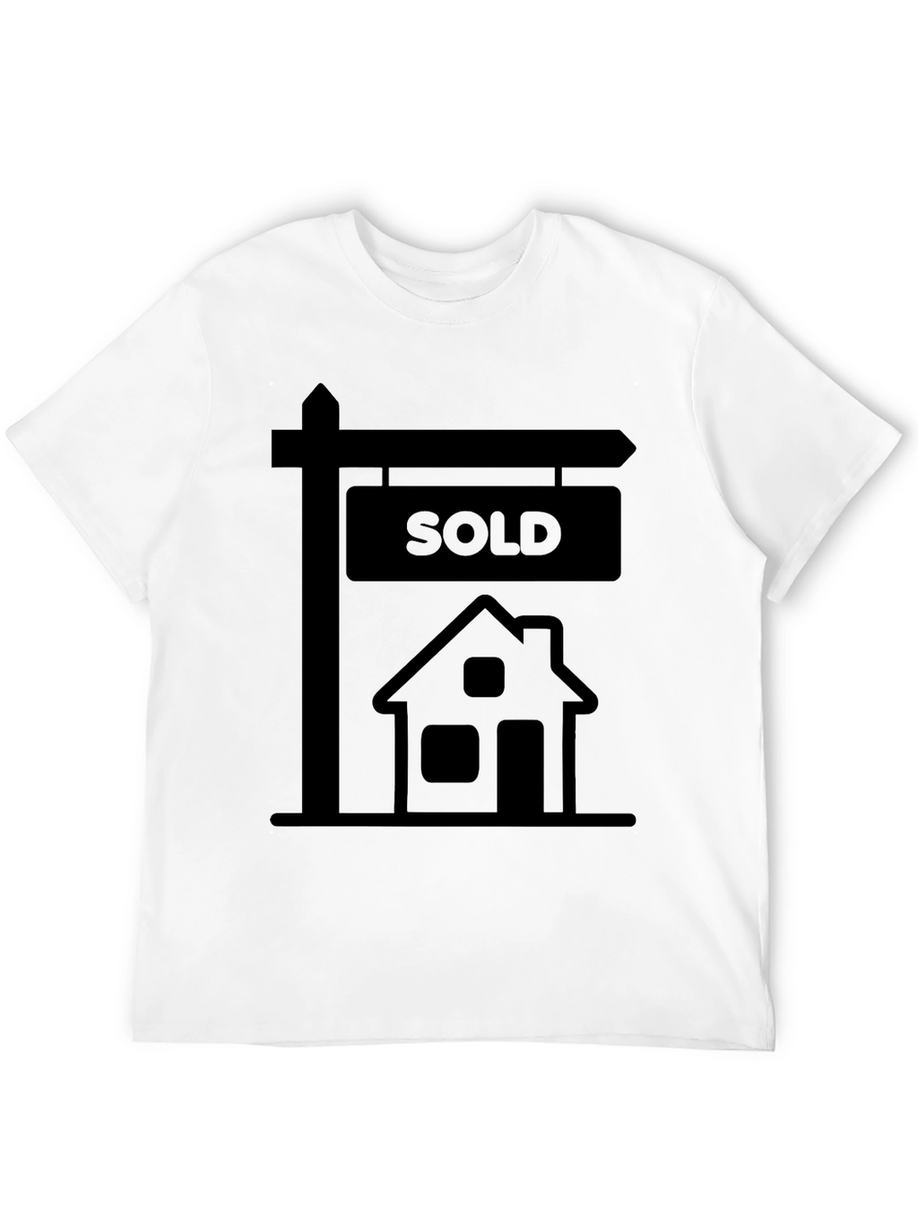 Sold House Graphic T-Shirt - Real Estate Tee