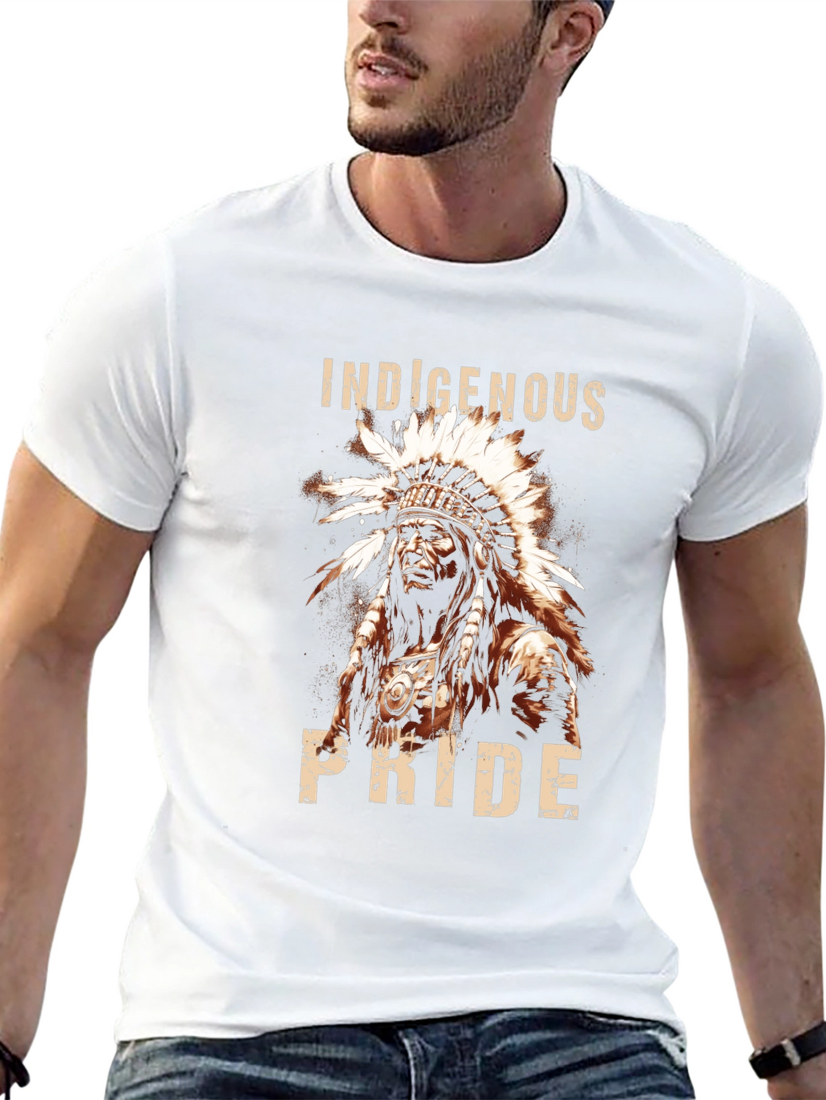 Indigenous Pride Graphic Tee - Black
