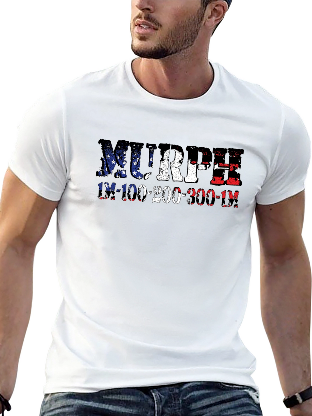 MURPH Challenge Patriotic Graphic T-Shirt