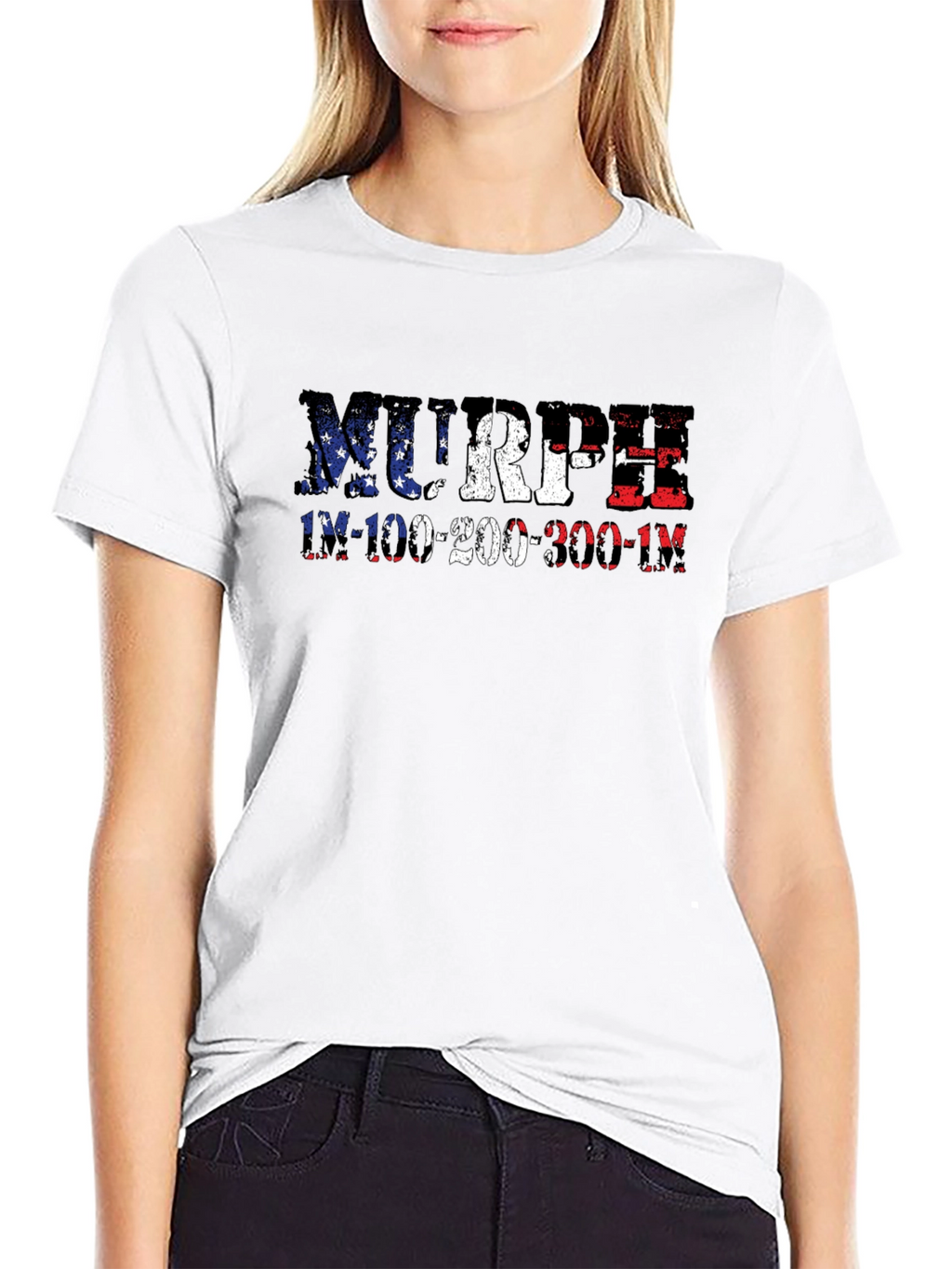 MURPH Challenge Patriotic Graphic T-Shirt