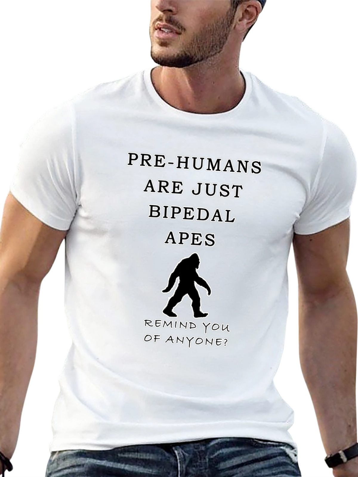 Pre-Humans Bipedal Apes Bigfoot T-Shirt