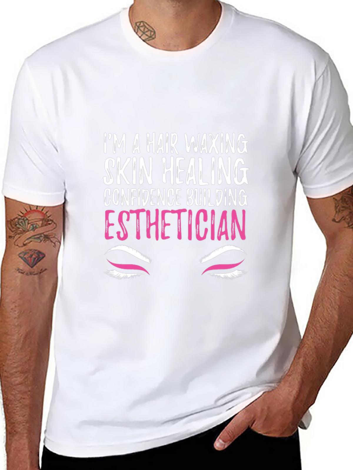 Esthetician Graphic Tee - Hair Waxing Skin Healing Shirt