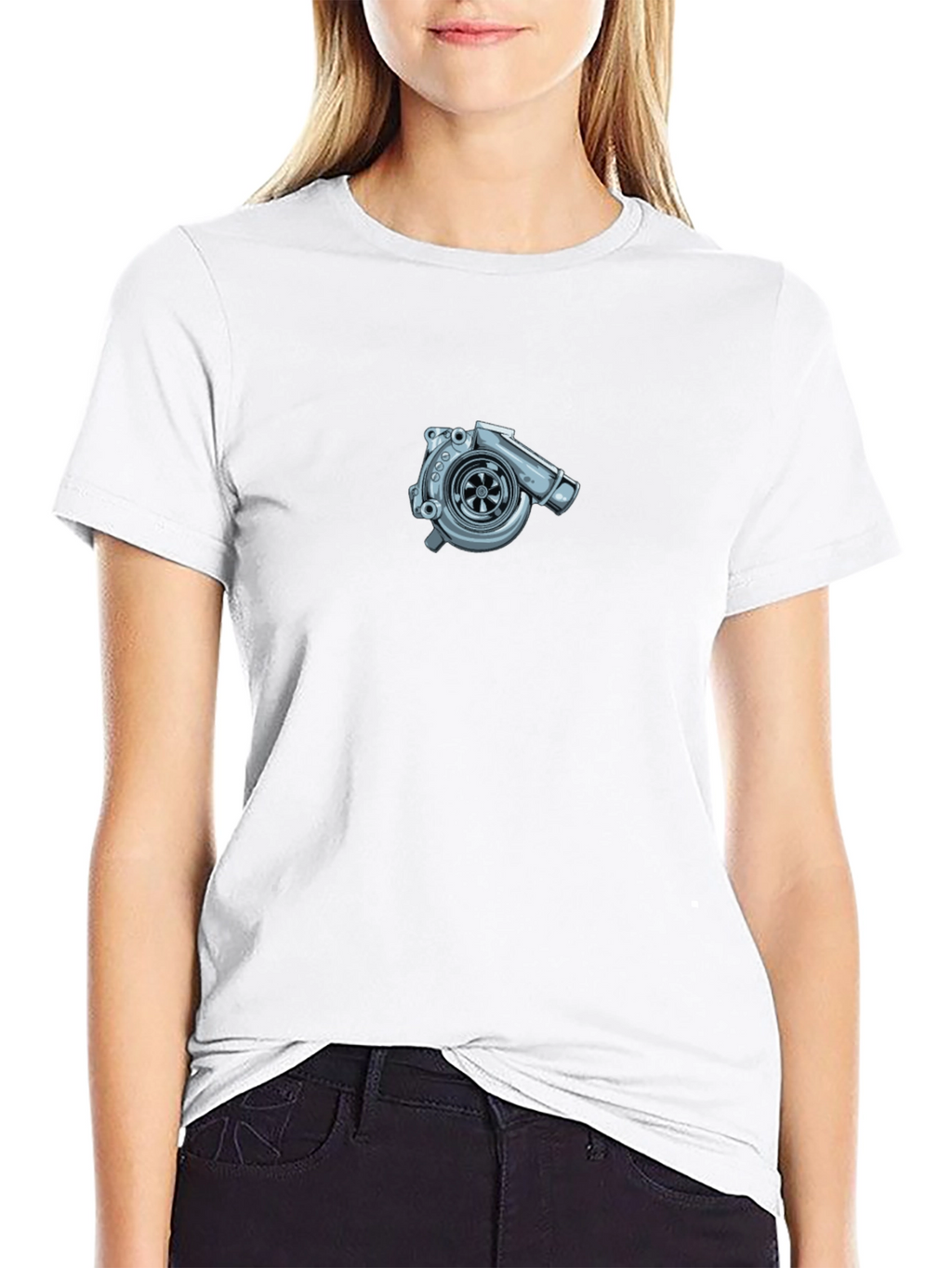 Turbocharger Graphic Tee - Cool Car Enthusiast Shirt