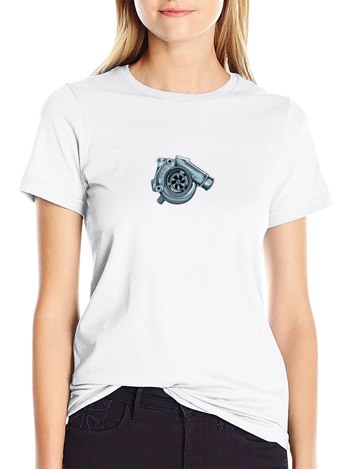 Turbocharger Graphic Tee - Cool Car Enthusiast Shirt