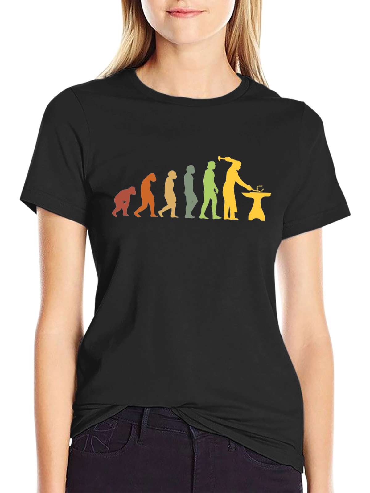 Blacksmith Evolution T-Shirt - Forge Your Path