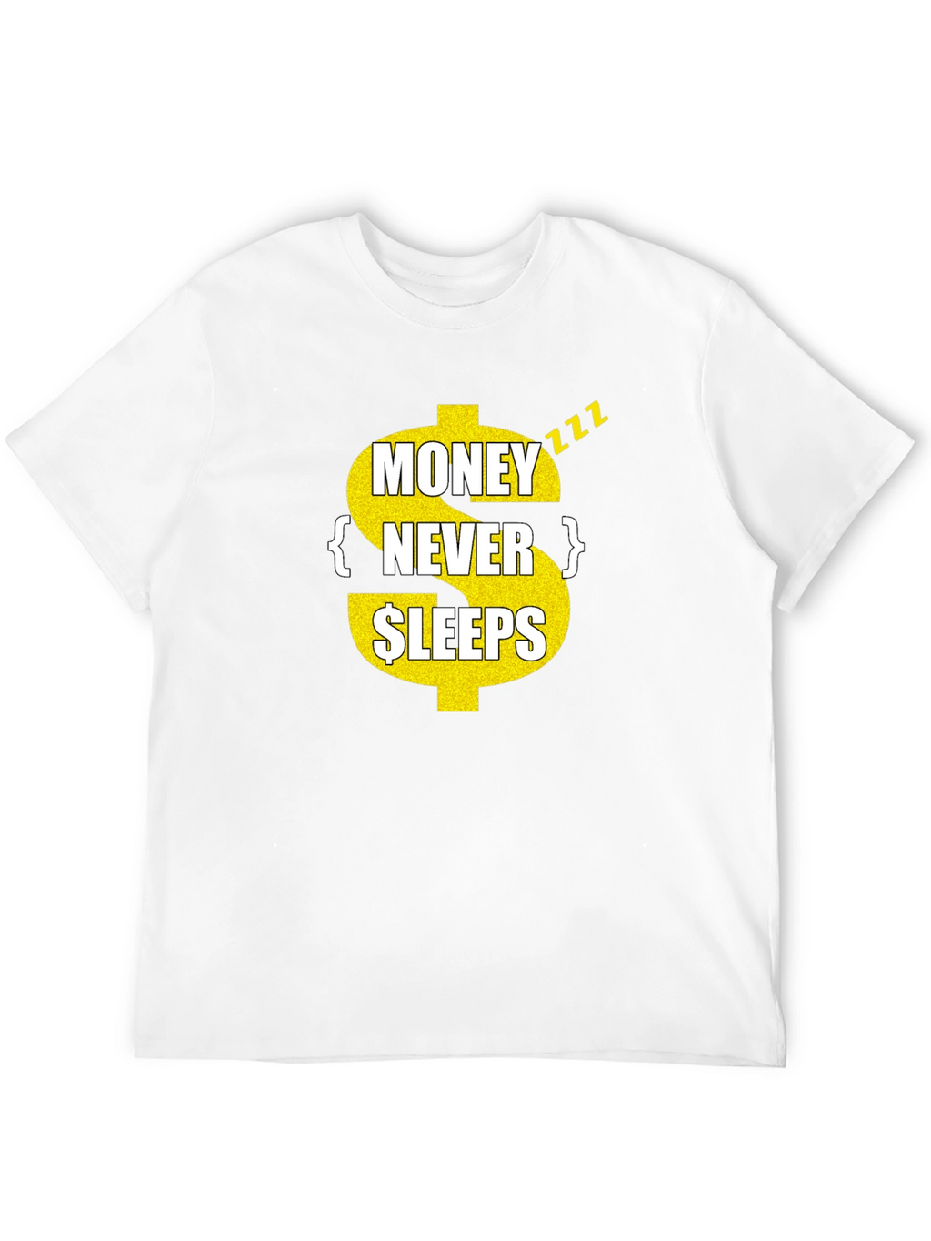 Money Never Sleeps Graphic T-Shirt