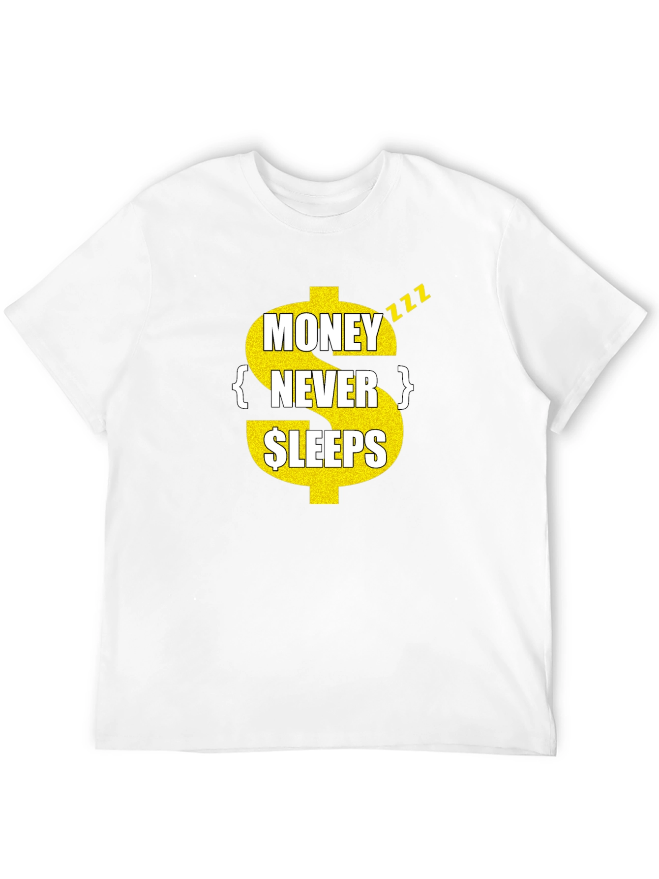 Money Never Sleeps Graphic T-Shirt