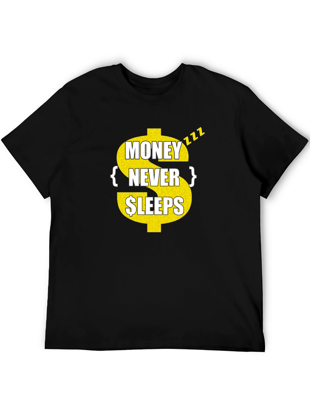 Money Never Sleeps Graphic T-Shirt