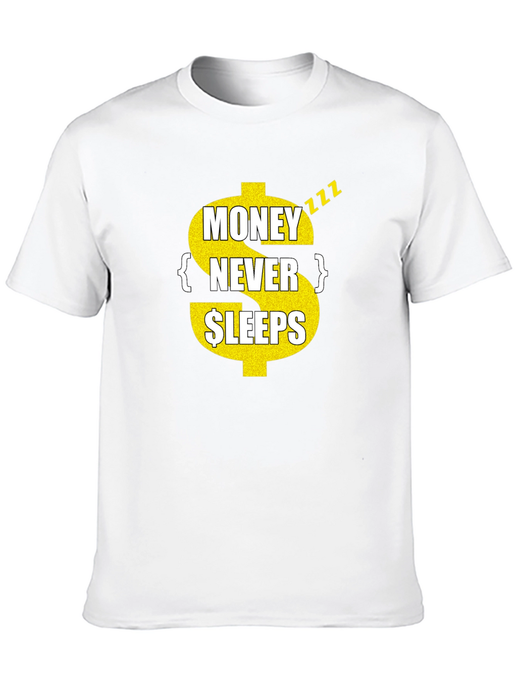 Money Never Sleeps Graphic T-Shirt