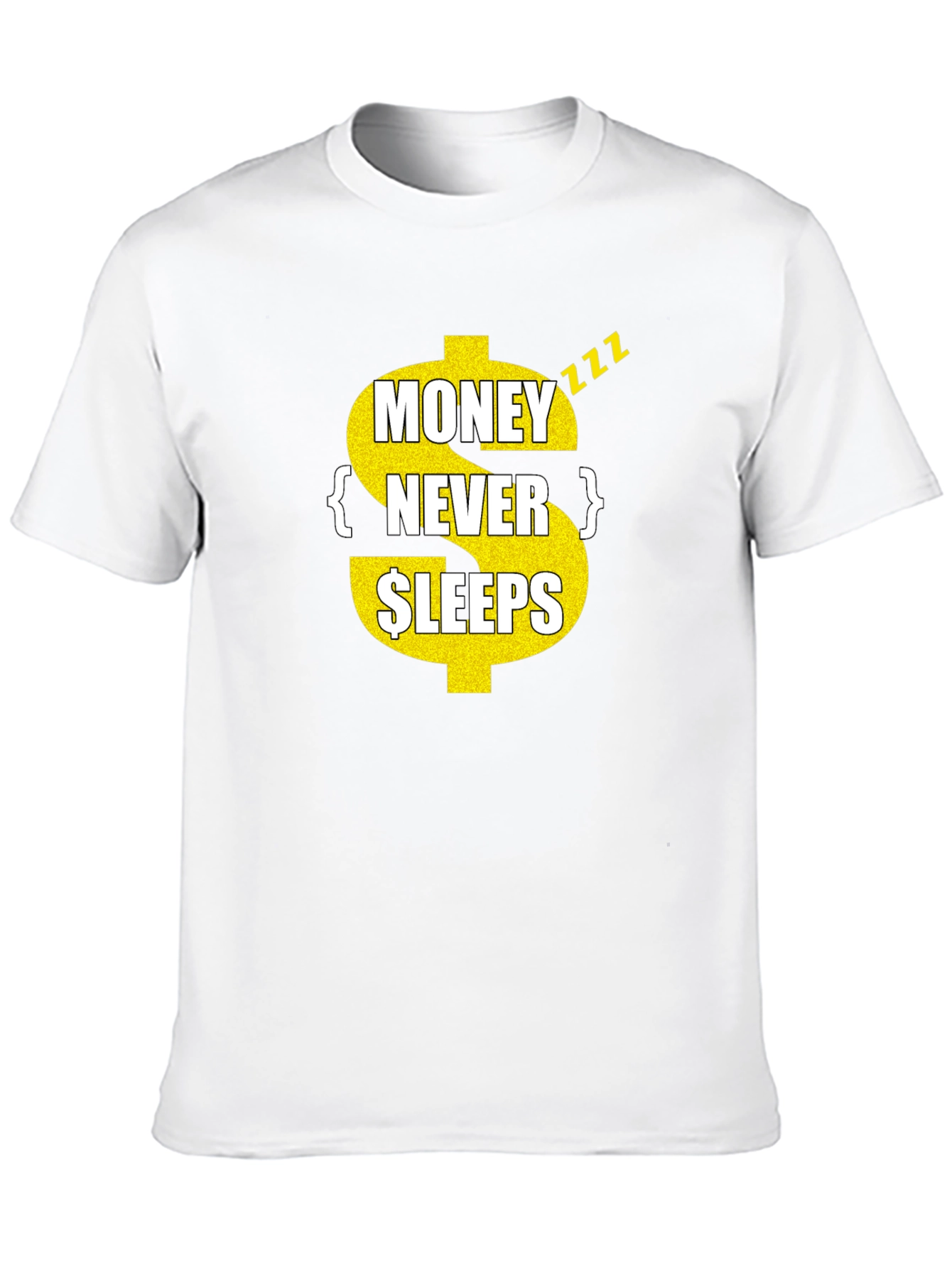 Money Never Sleeps Graphic T-Shirt