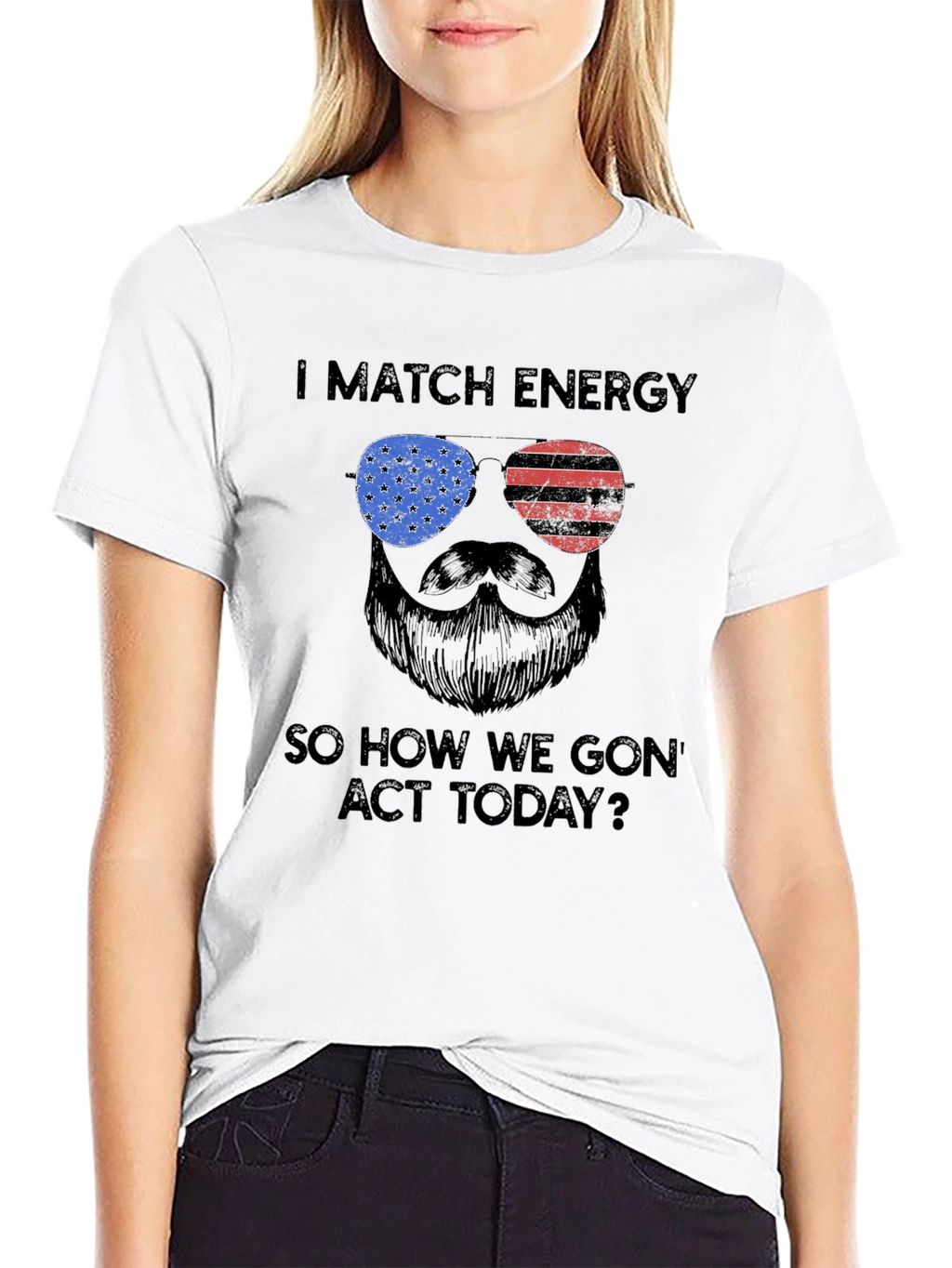 I Match Energy T-Shirt - Patriotic Design