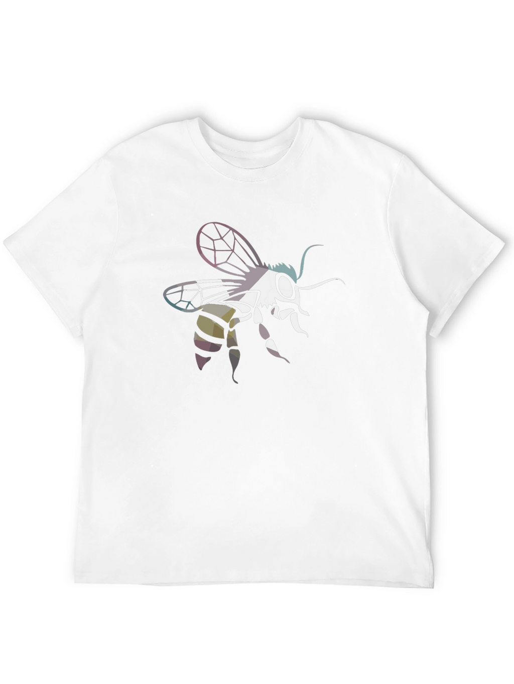 Bee Graphic Tee - Black Cotton Blend