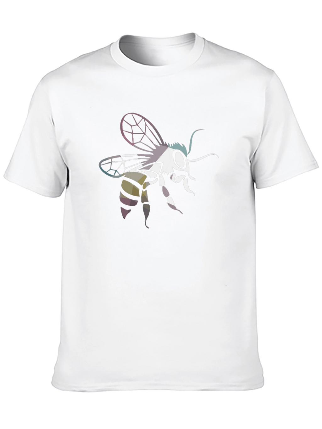 Bee Graphic Tee - Black Cotton Blend