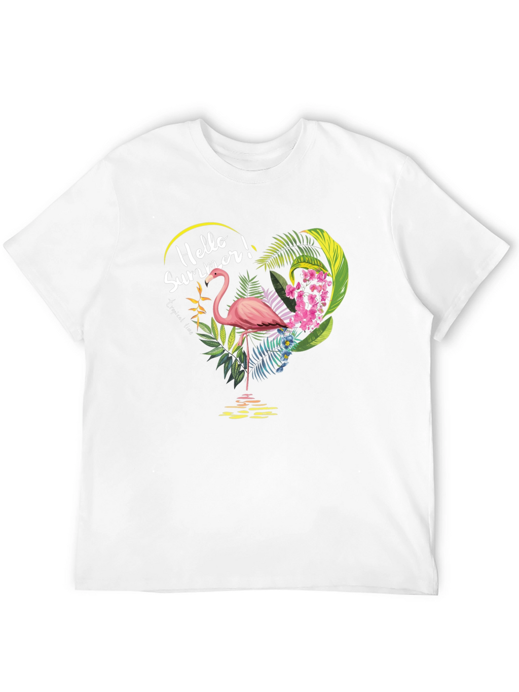 Hello Summer! Flamingo Graphic Tee