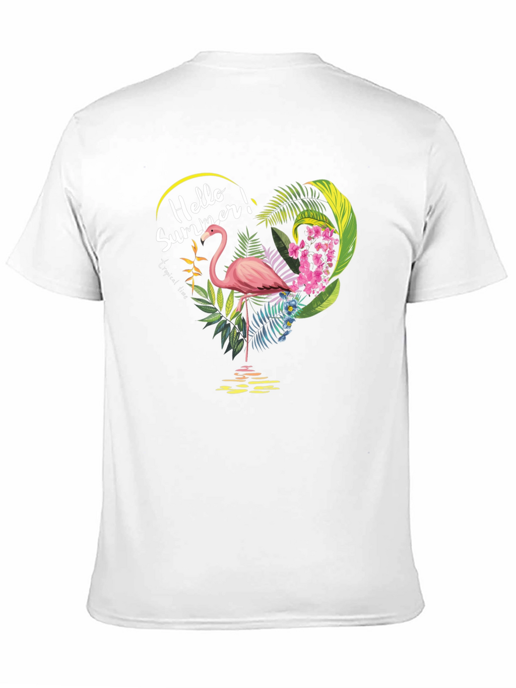 Hello Summer! Flamingo Graphic Tee
