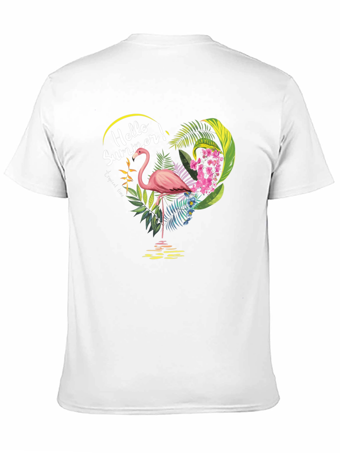 Hello Summer! Flamingo Graphic Tee