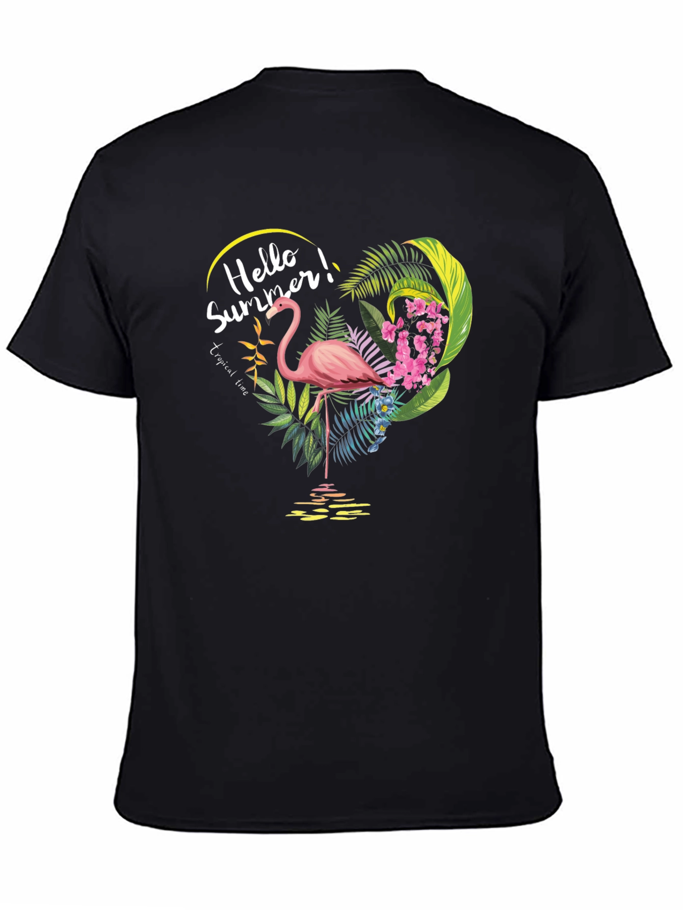 Hello Summer! Flamingo Graphic Tee