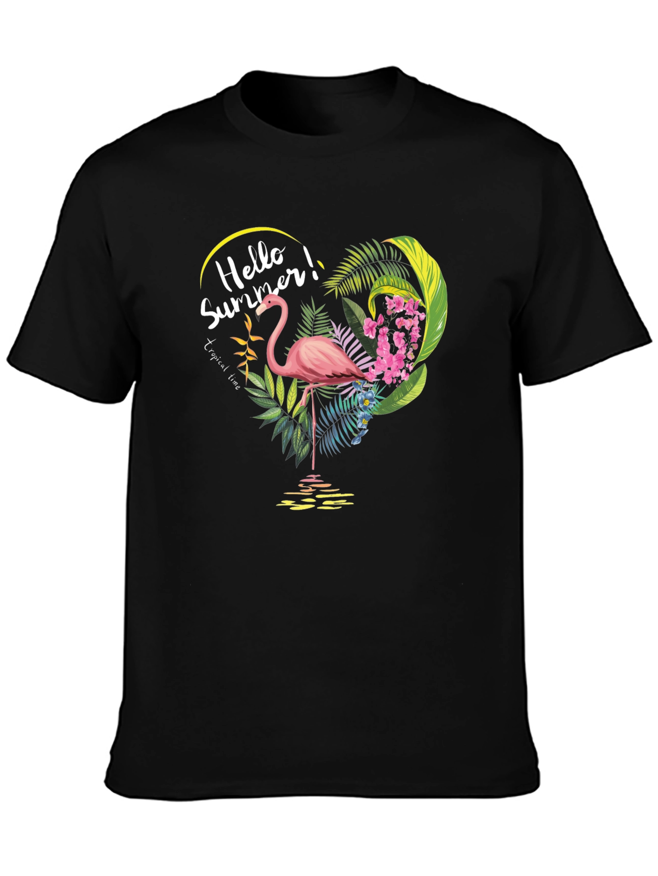 Hello Summer! Flamingo Graphic Tee
