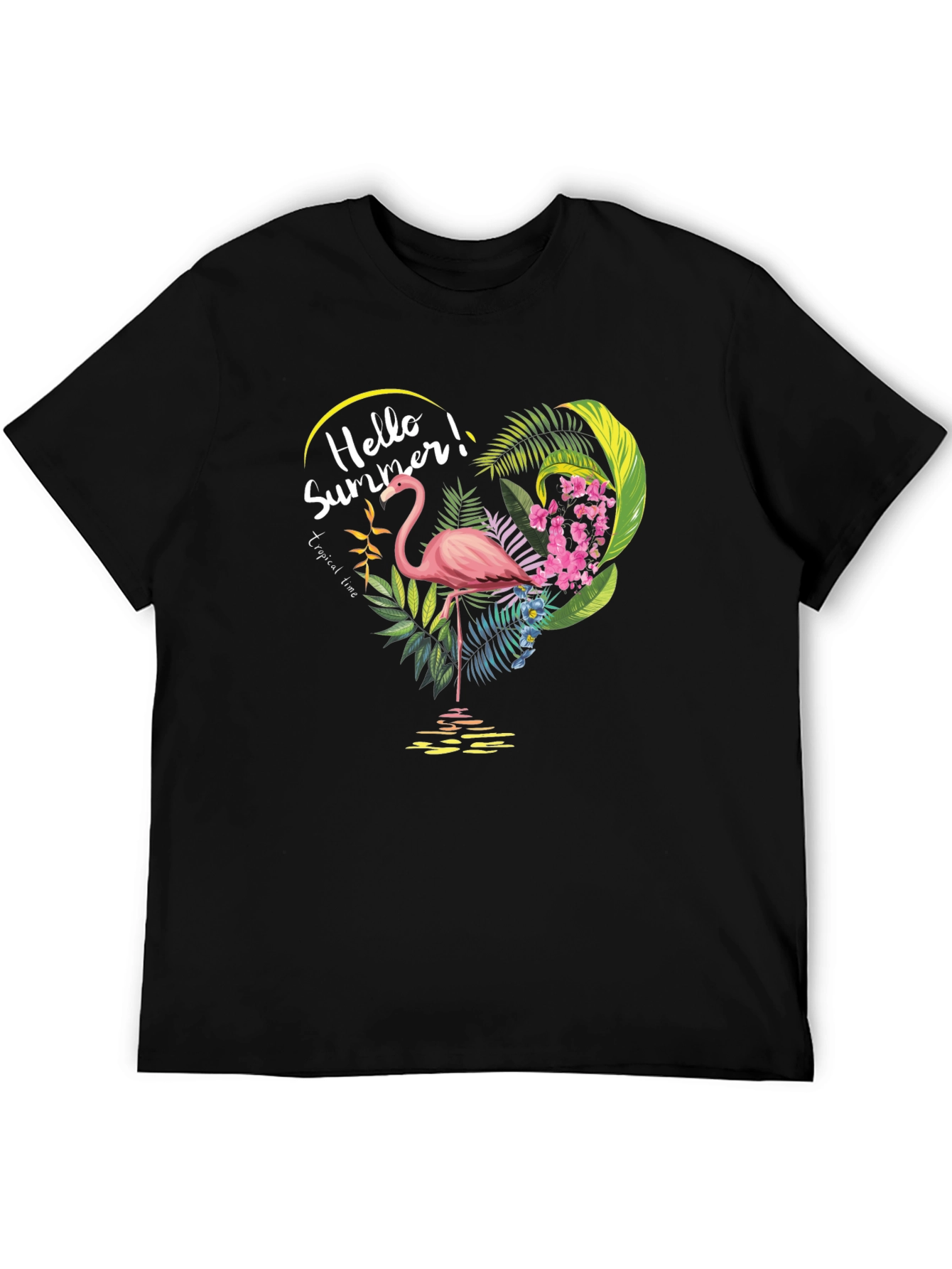 Hello Summer! Flamingo Graphic Tee