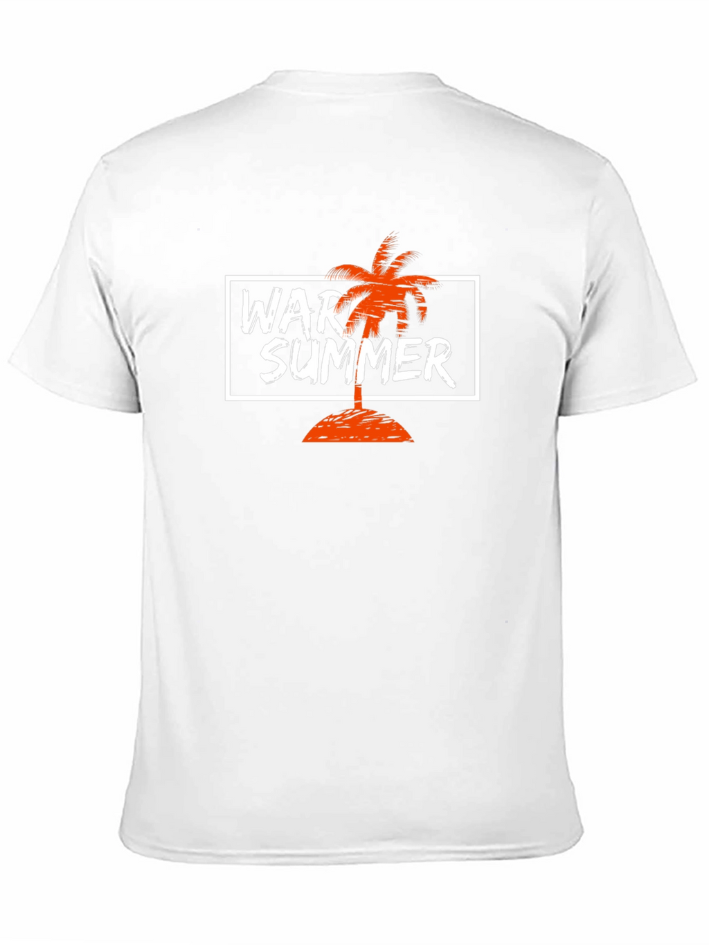 Warm Summer T-Shirt - Tropical Palm Tree Design
