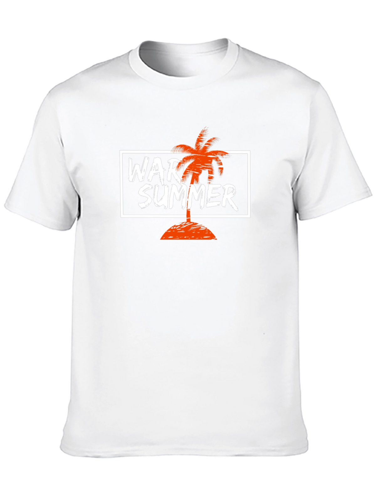 Warm Summer T-Shirt - Tropical Palm Tree Design