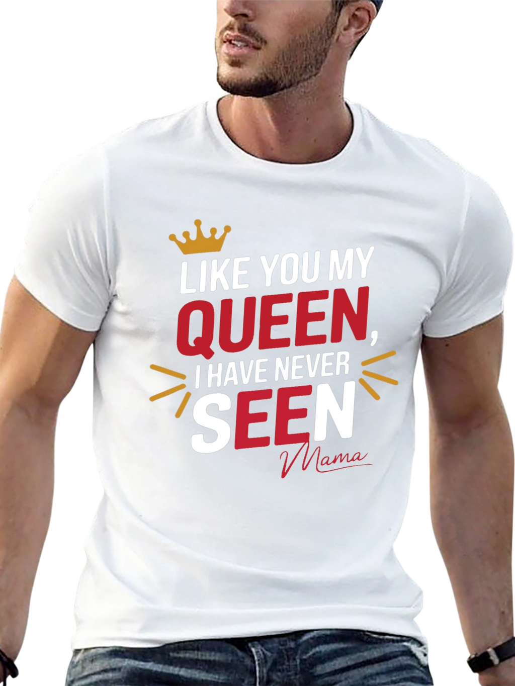 Queen Mama Black Graphic T-Shirt