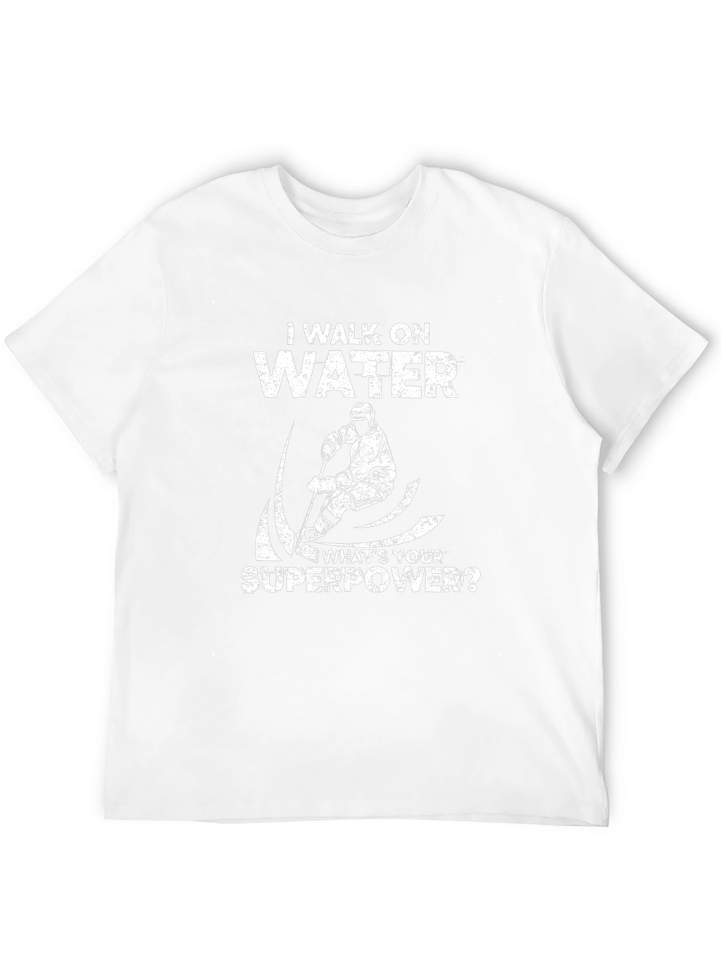I Walk On Water Hockey Superpower T-Shirt