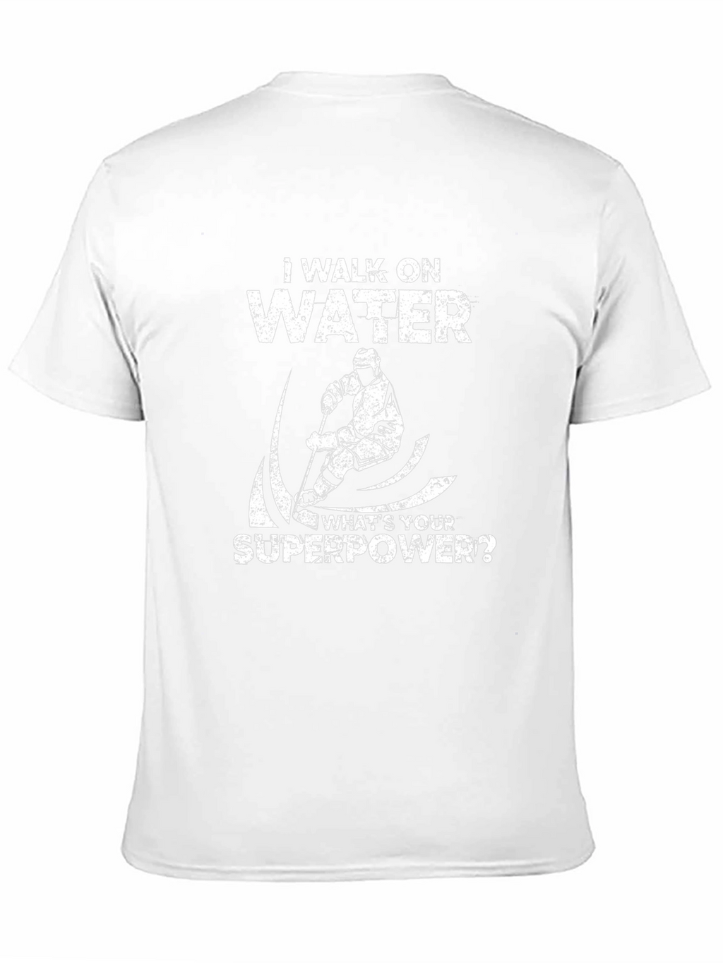 I Walk On Water Hockey Superpower T-Shirt