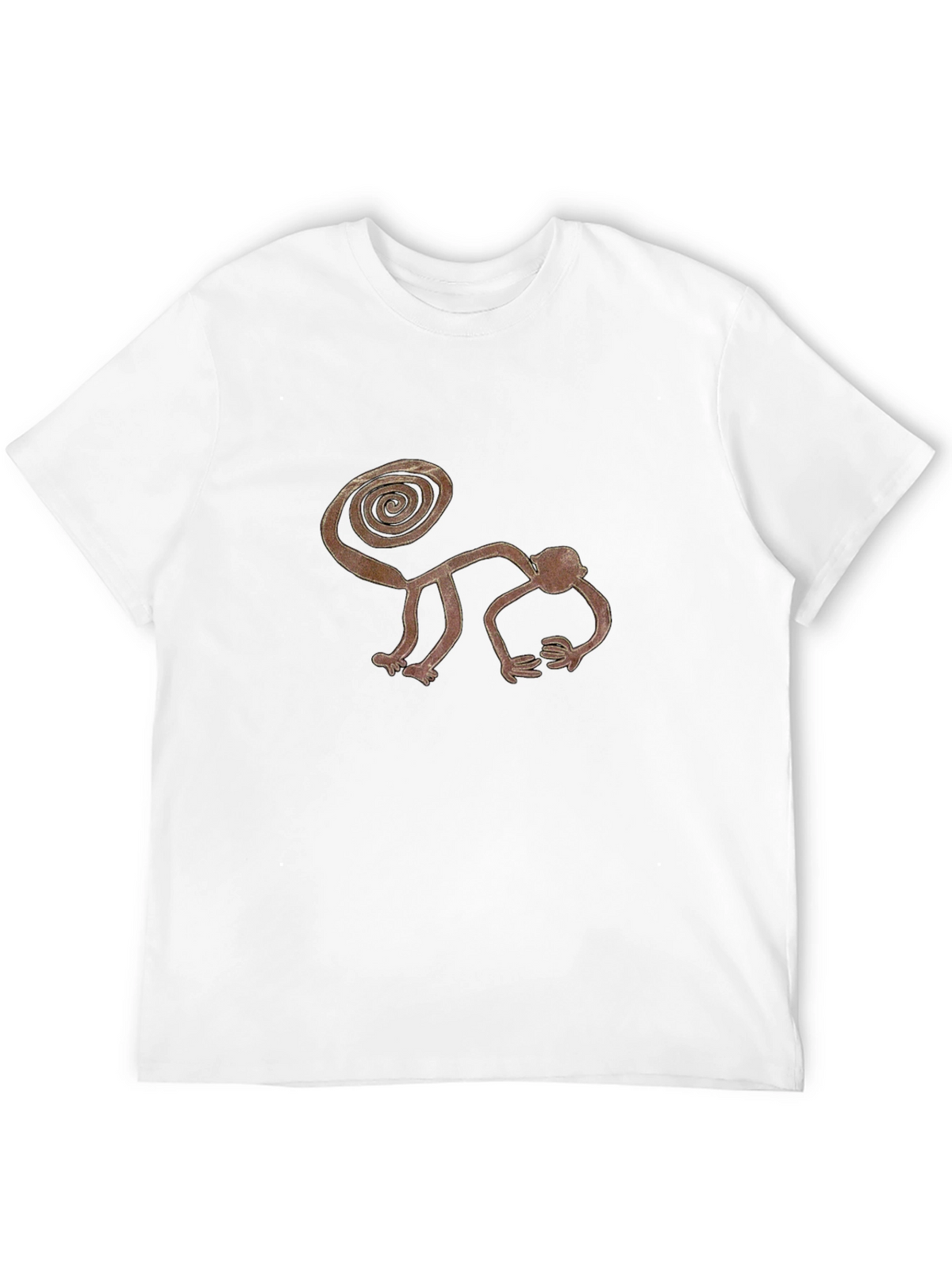 Stylized Monkey Graphic Tee - Casual Black T-Shirt