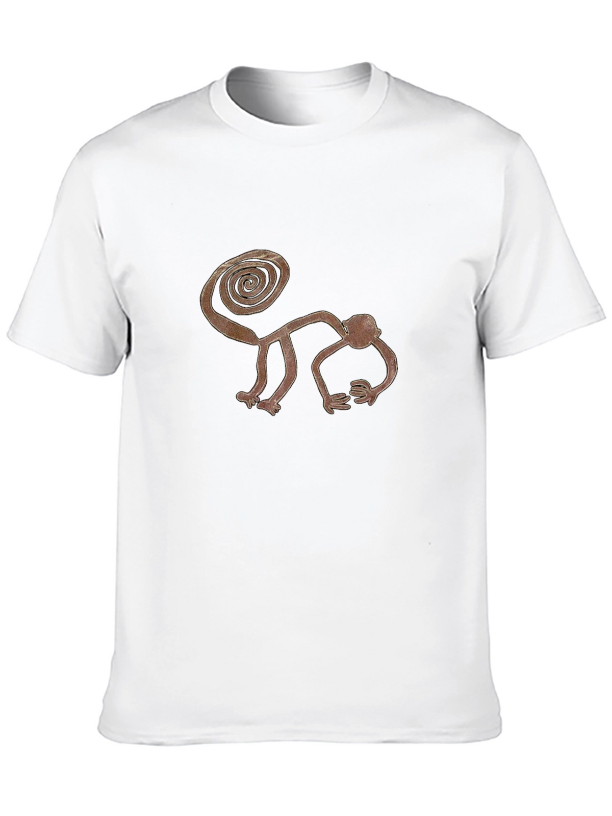 Stylized Monkey Graphic Tee - Casual Black T-Shirt
