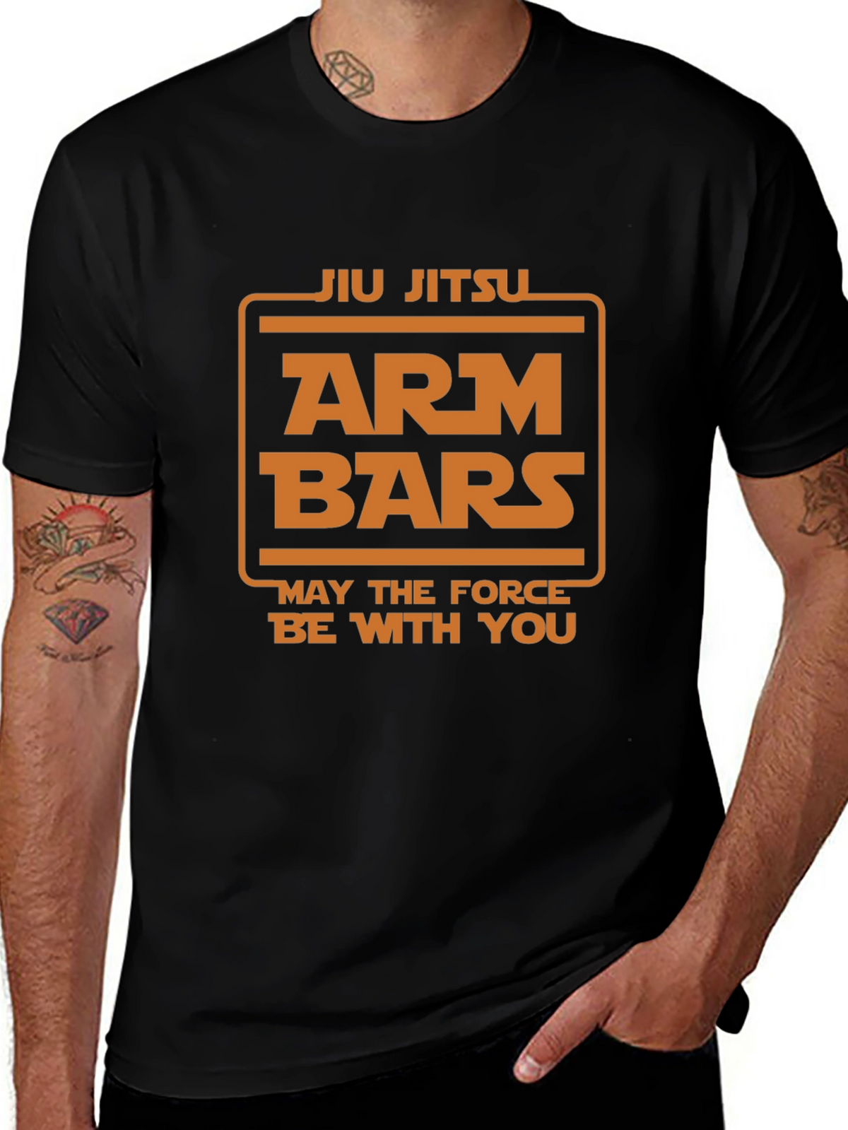Jiu Jitsu Arm Bars Star Wars Inspired T-Shirt