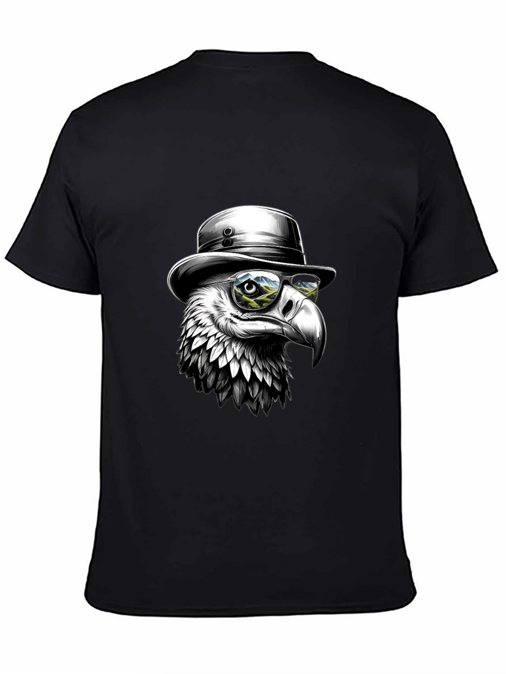 Cool Eagle T-Shirt - Bird with Hat & Glasses