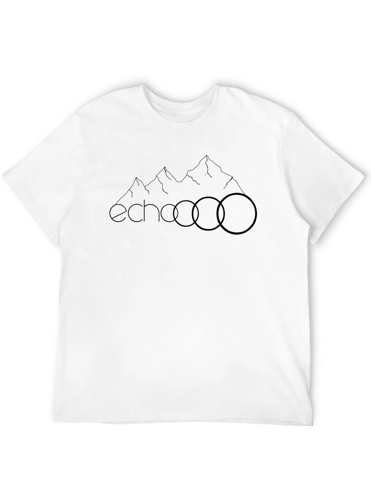 Echo Mountains Black Graphic Tee