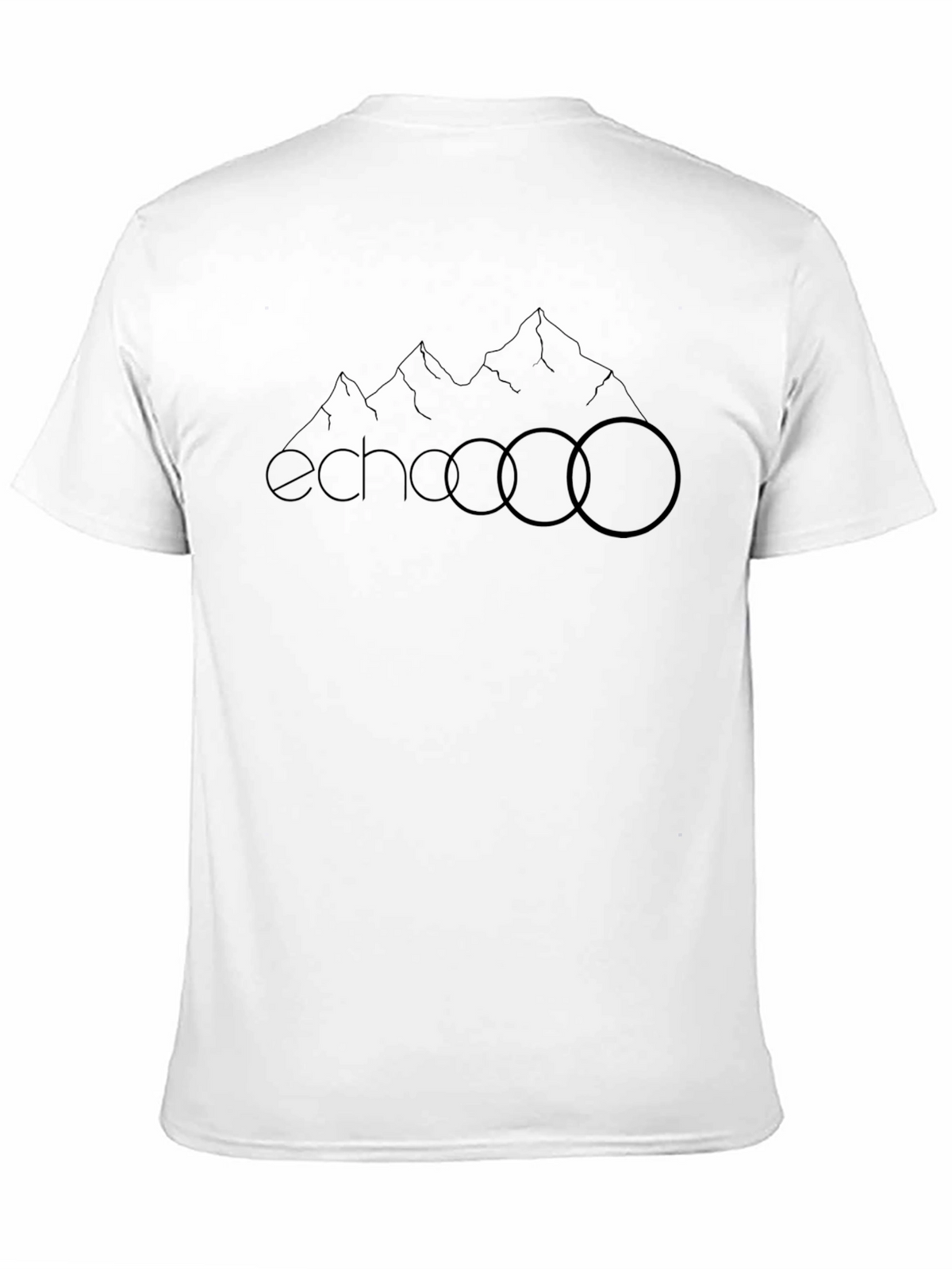 Echo Mountains Black Graphic Tee