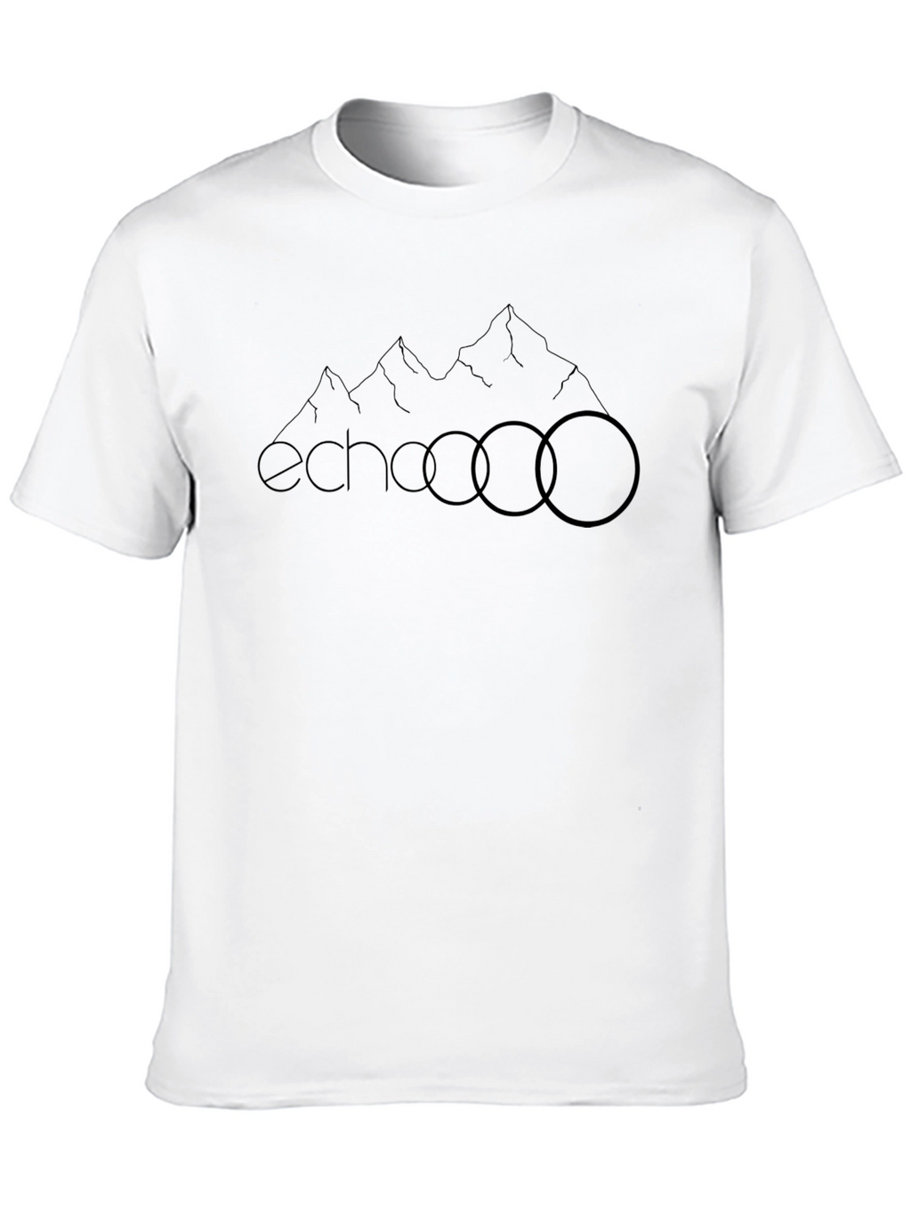 Echo Mountains Black Graphic Tee