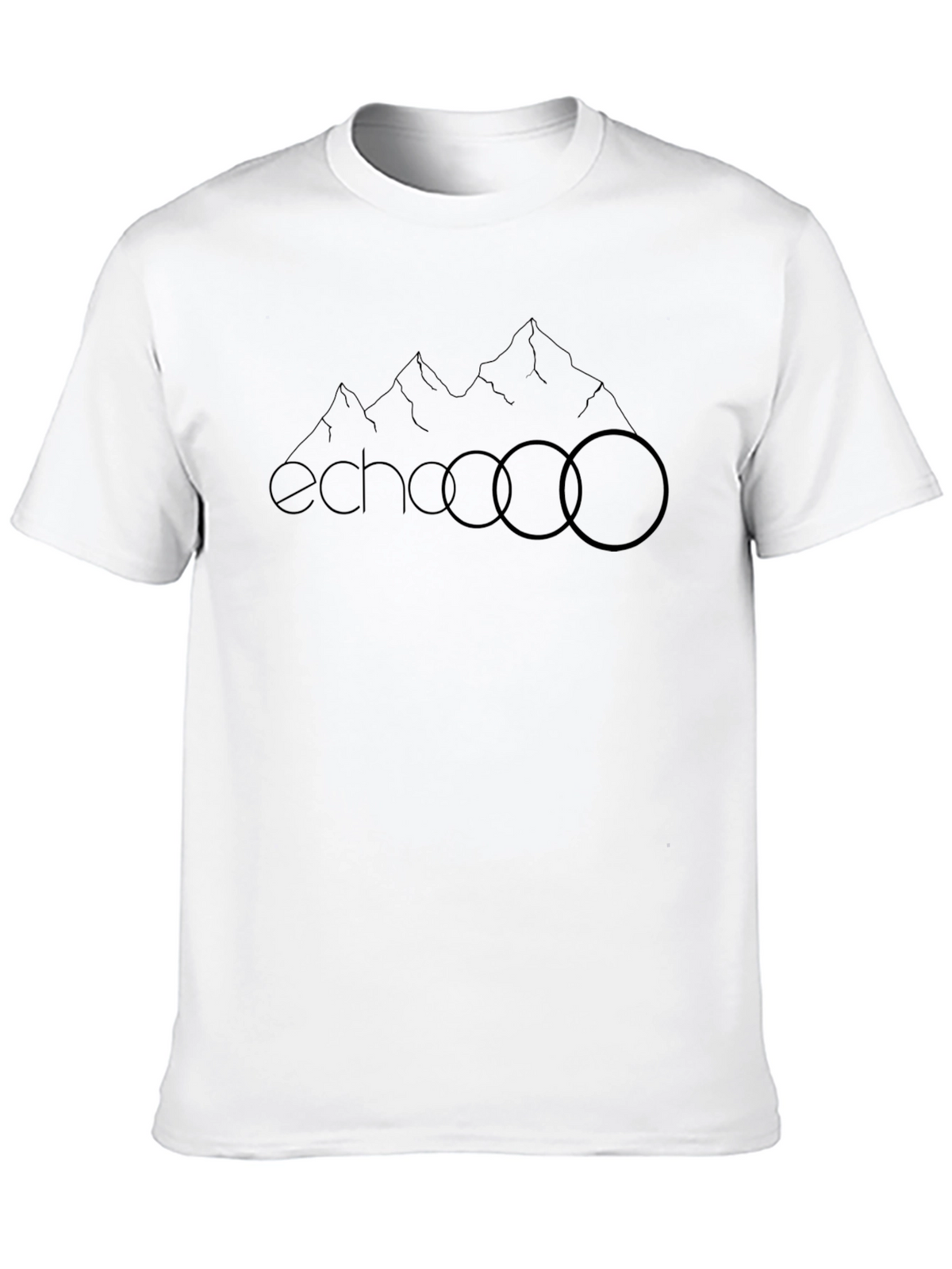 Echo Mountains Black Graphic Tee