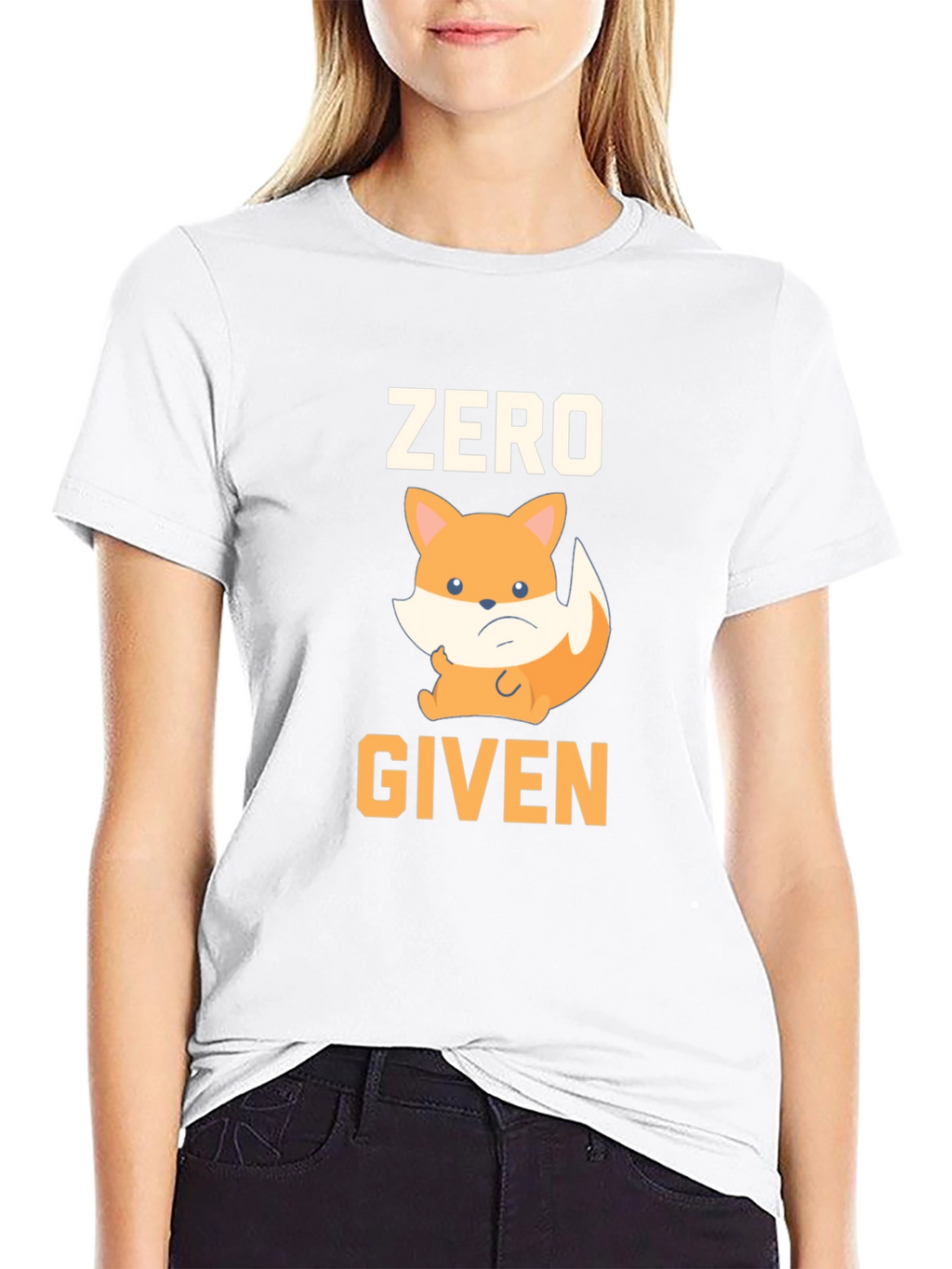 Zero Given Fox Graphic T-Shirt - Black Cotton Tee