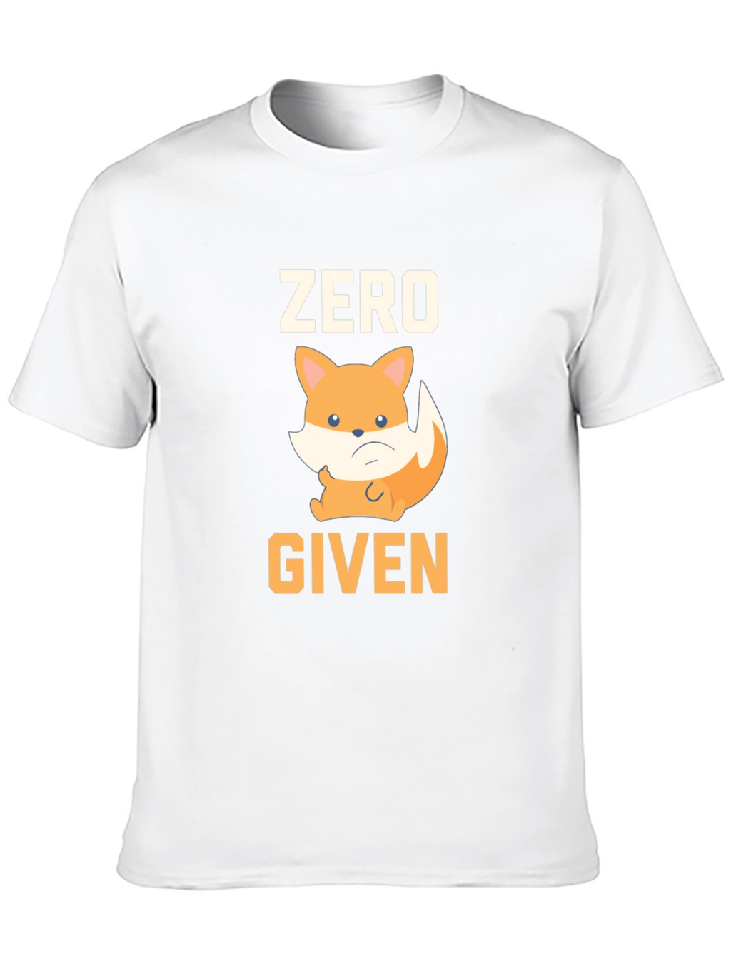 Zero Given Fox Graphic T-Shirt - Black Cotton Tee