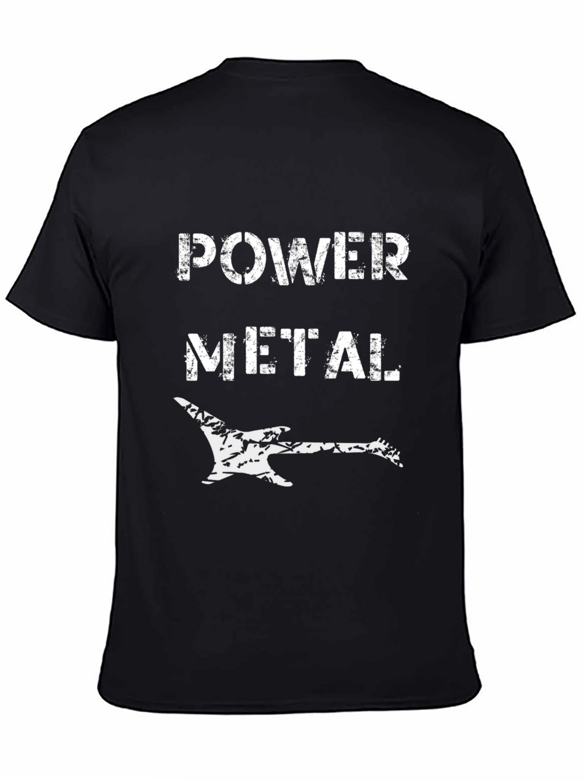 Power Metal Guitar Graphic T-Shirt