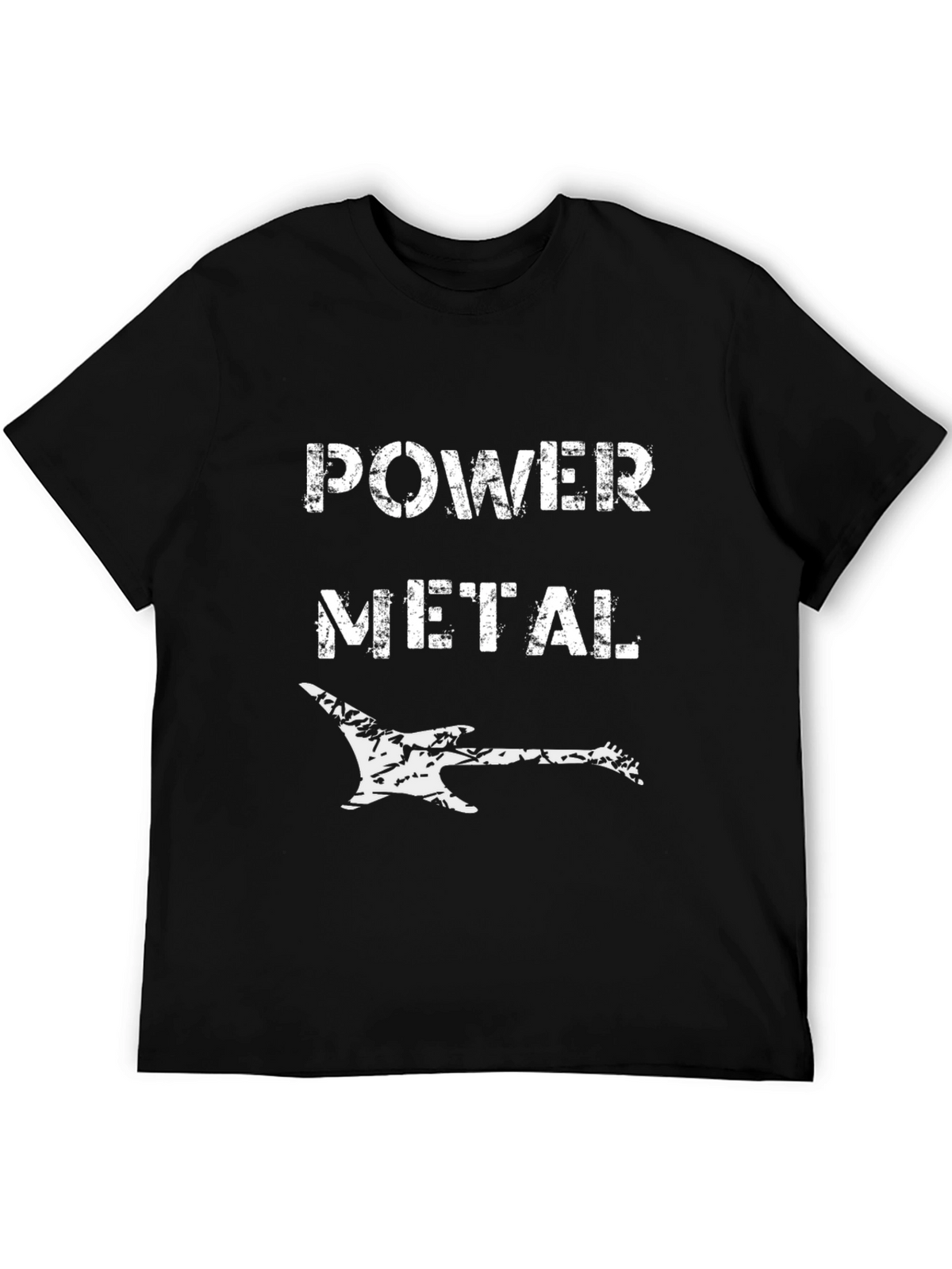 Power Metal Guitar Graphic T-Shirt
