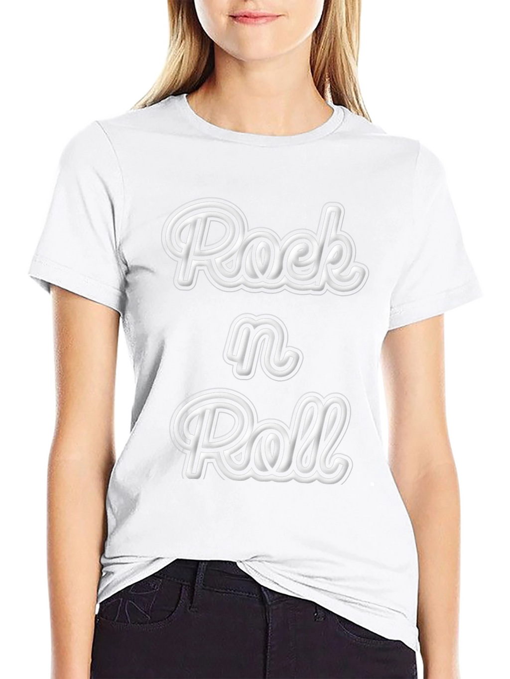 Rock n Roll T-Shirt - Black Graphic Tee