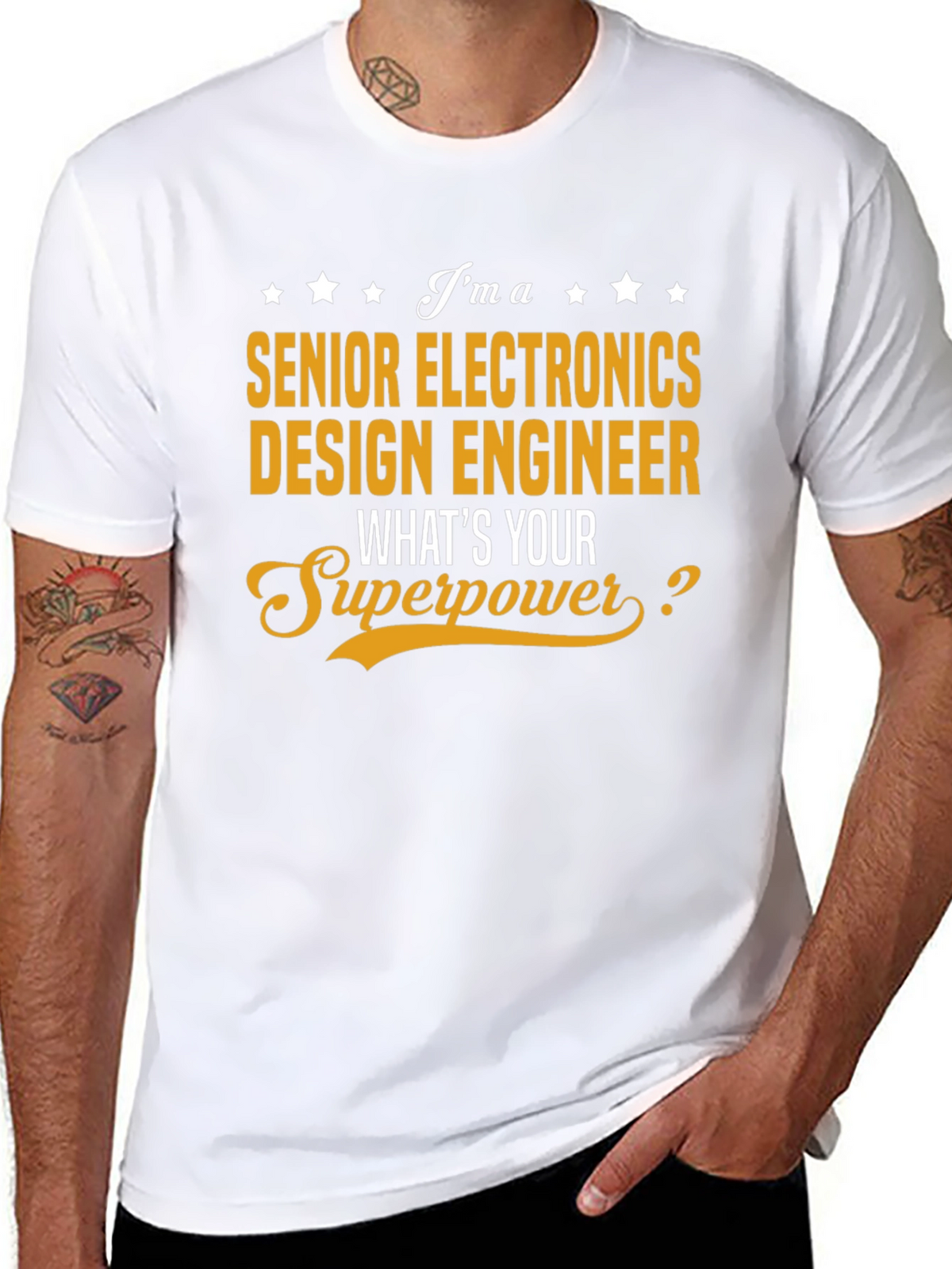 Senior Electronics Design Engineer Superpower T-Shirt