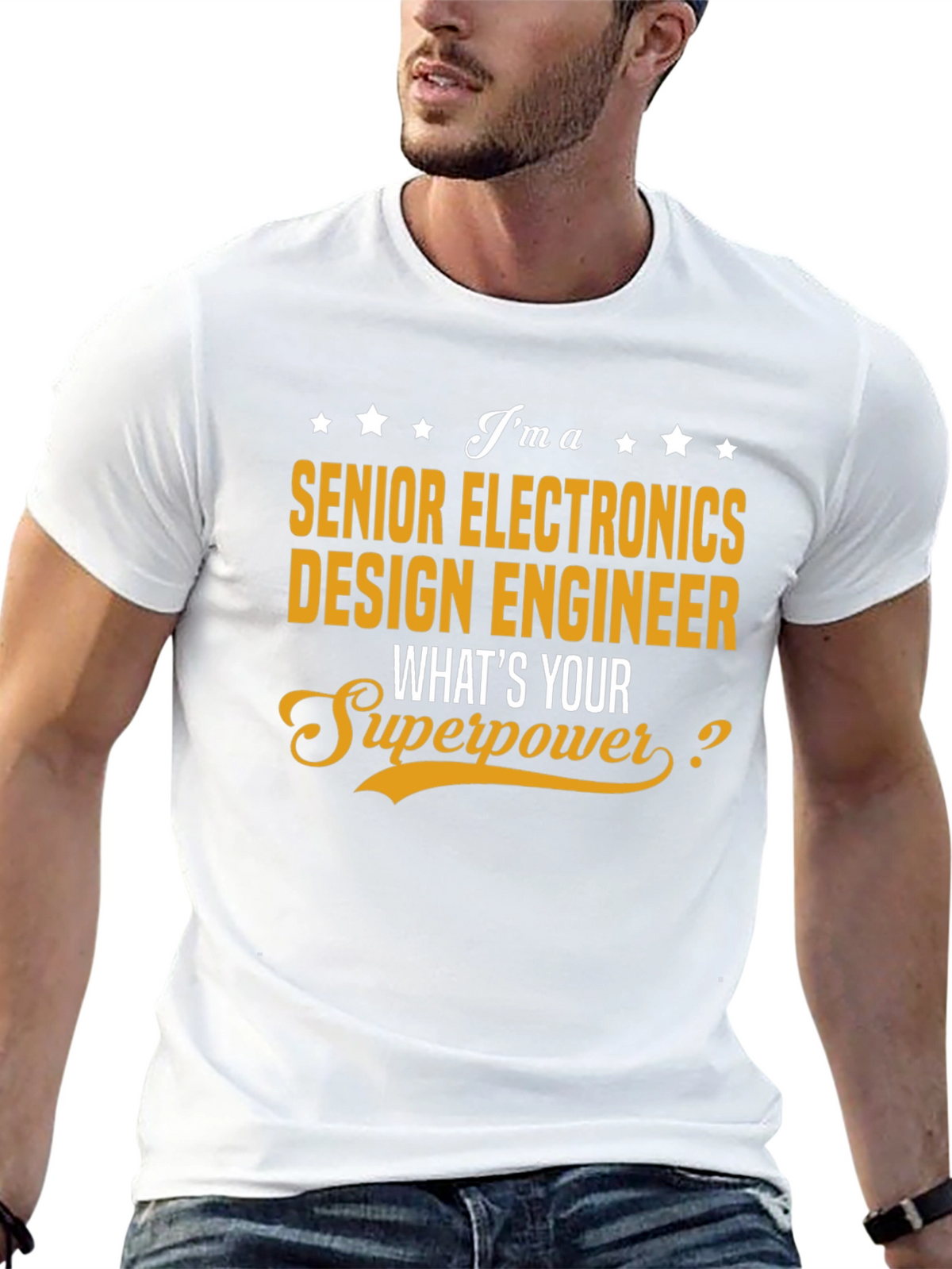 Senior Electronics Design Engineer Superpower T-Shirt