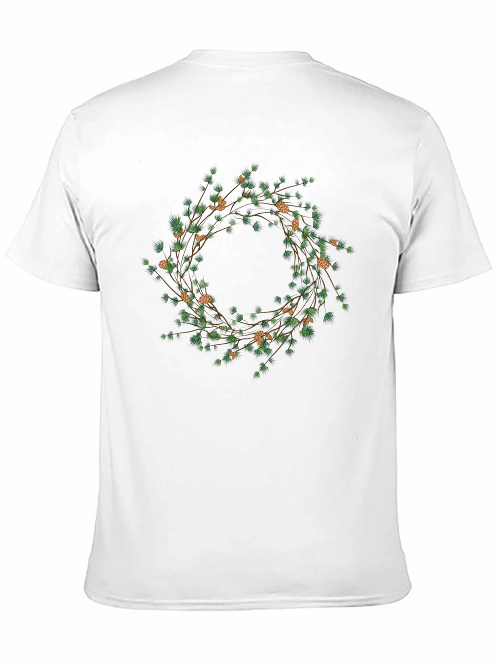 Botanical Wreath Graphic Tee - Black