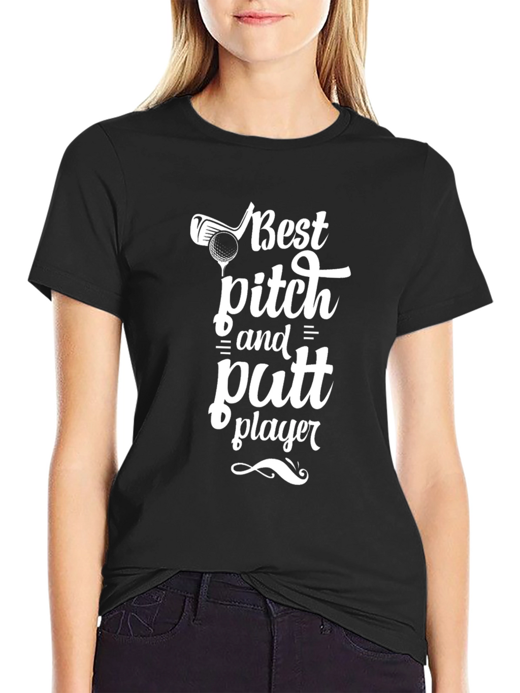 Best Pitch and Putt Player Black T-Shirt