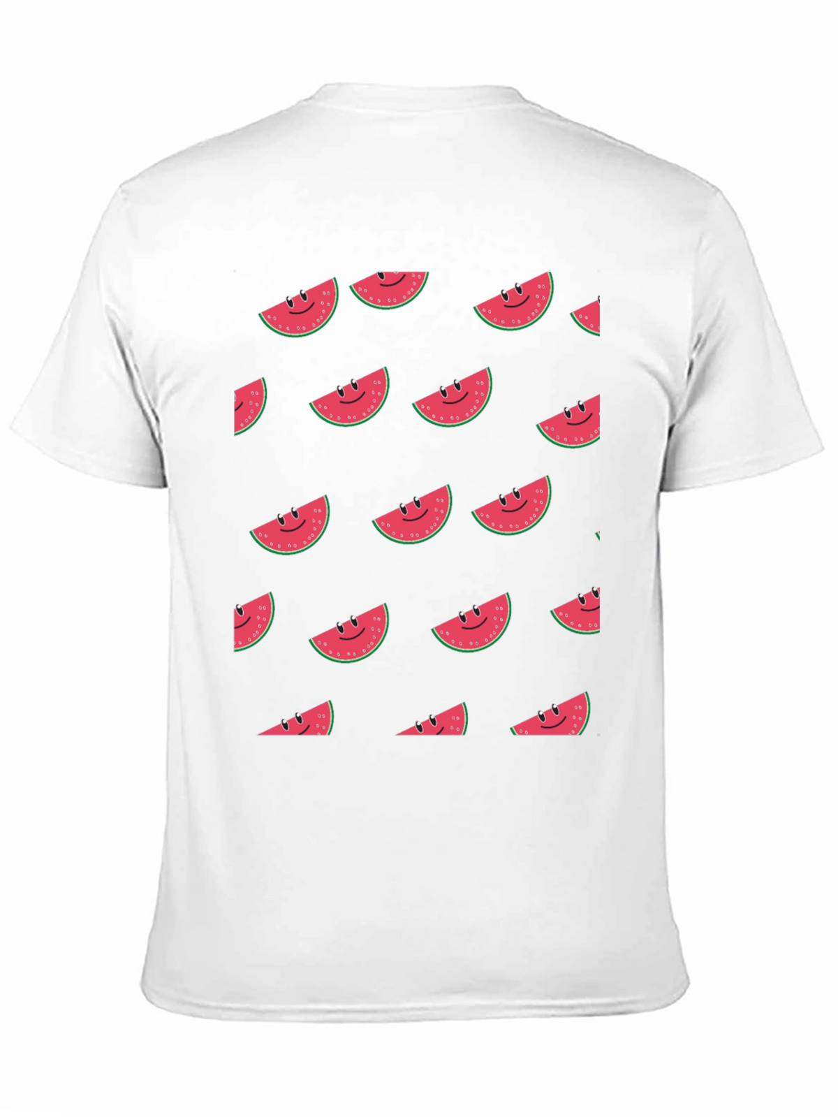 Smiling Watermelon Slice Graphic T-Shirt