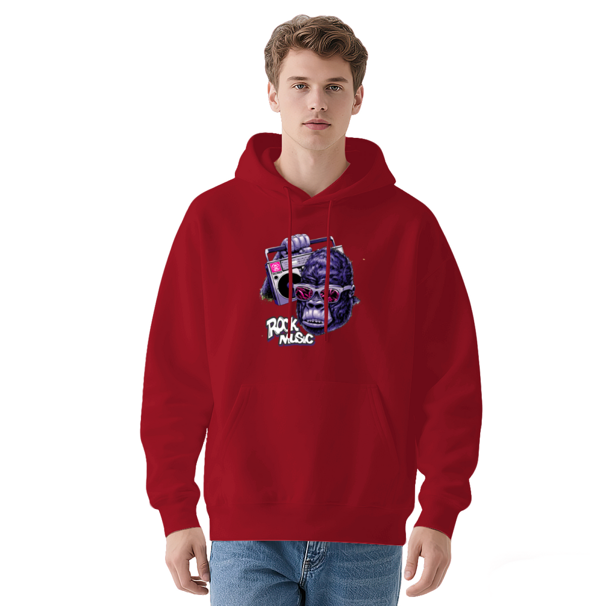 Fierce Gorilla Pullover - "ROCK MUSIC"